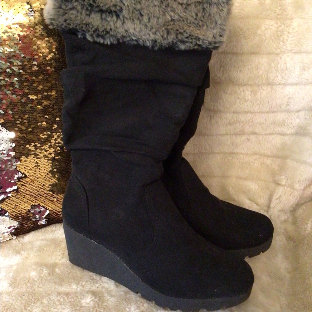 Faded Glory Wedge Boots